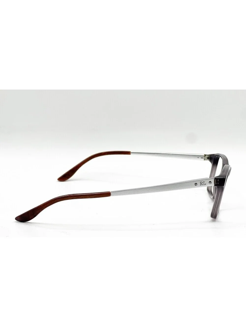 Ralph Lauren RL 6128 5510 Matte Grey Rectangle Eyeglass Frames 53-16-145